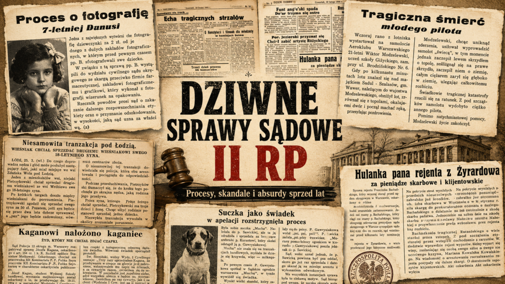 Dziwne sprawy sądowe II Rzeczpospolitej